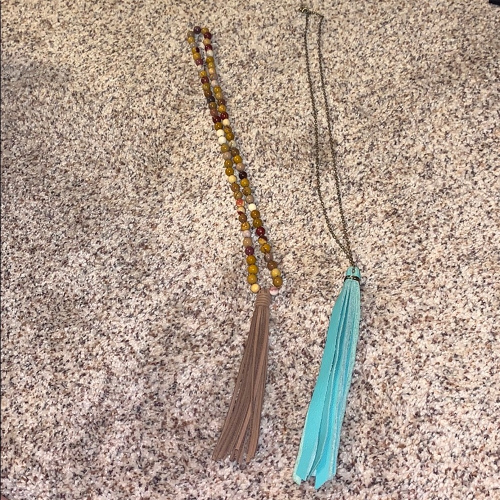 Tassel necklaces